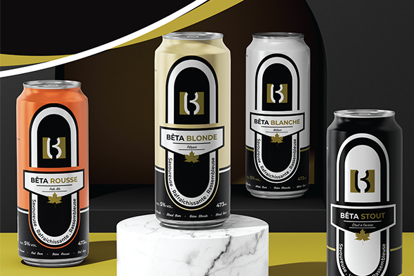 Bannière enroulable pour un évènement Brasseries Bêta